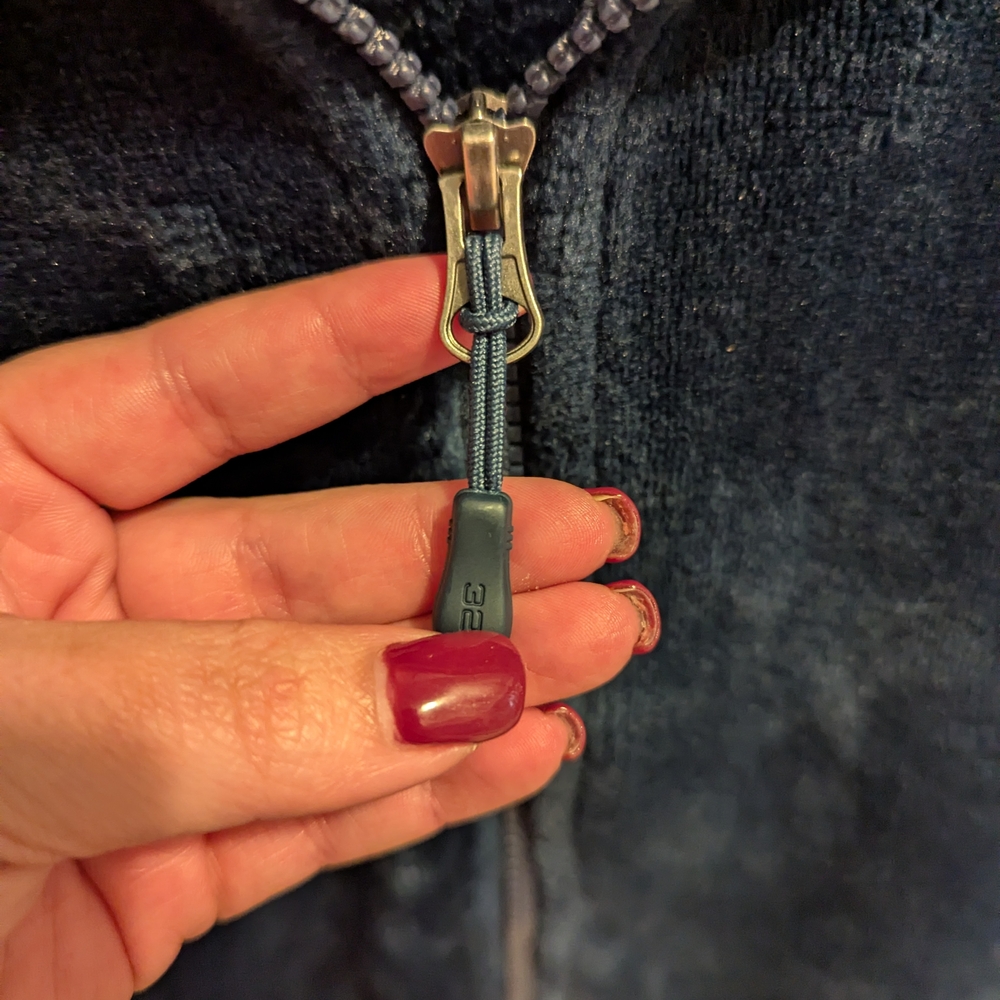 HeatKeep Deep Blue Teddy Jacket - Picture 3 of 7